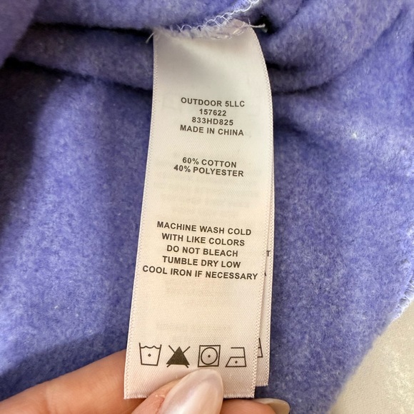 Eddie Bauer Kids Purple Hoodie with Graphic Design - Picture 6 of 6